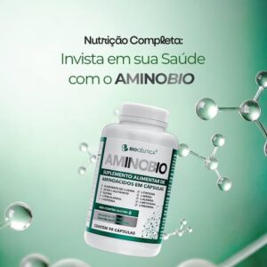 AminoBio Aminoácidos 60 Cápsulas - Biocêutica - Image 2
