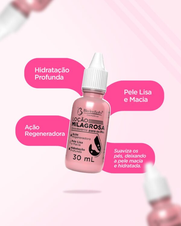 Loção Milagrosa Desodorante para os Pés 30ml - Bio Instinto - Image 2