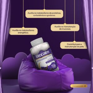 Biocalm 740mg 60 Cápsulas - Biocêutica - Image 2