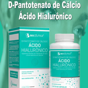 D-Pantenol e Ácido Hialurônico 350mg 60 Cápsulas - Biocêutica - Imagem 2