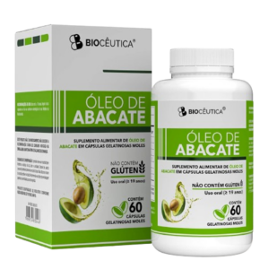Óleo de Abacate 6,75g 60 Cápsulas - Biocêutica