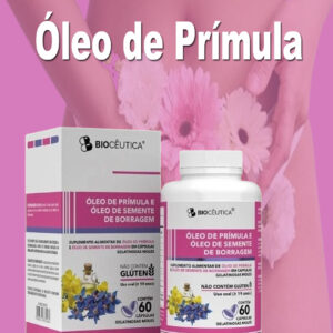 Óleo de Prímula e Borragem 350mg 60 Cápsulas  - Biocêutica - Image 2