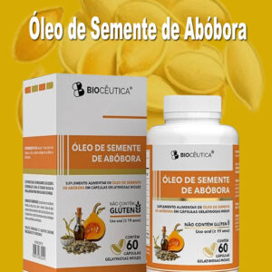 Óleo de Semente de Abóbora 6,75g 60 Cápsulas - Biocêutica - Imagem 2