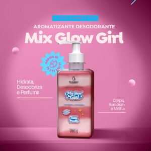 Mix Glow Girl Tutti Frutti Hidratante Corpo BumBum Virilha 280g - Imagem 2